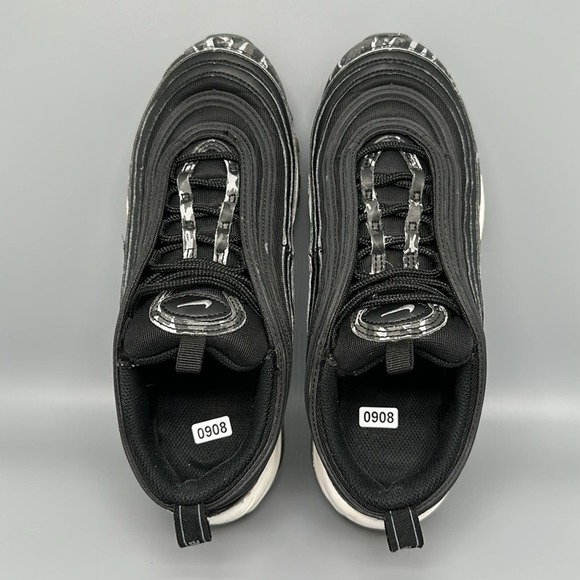 Nike Air Max 97‎ Black Grey Running Shoes 917646-005 Women's Sz 7 - Picture 4 of 10